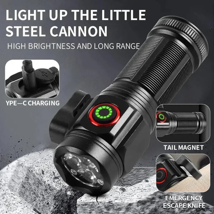 Steal Cannon 750 – Rechargeable Mini Flashlight