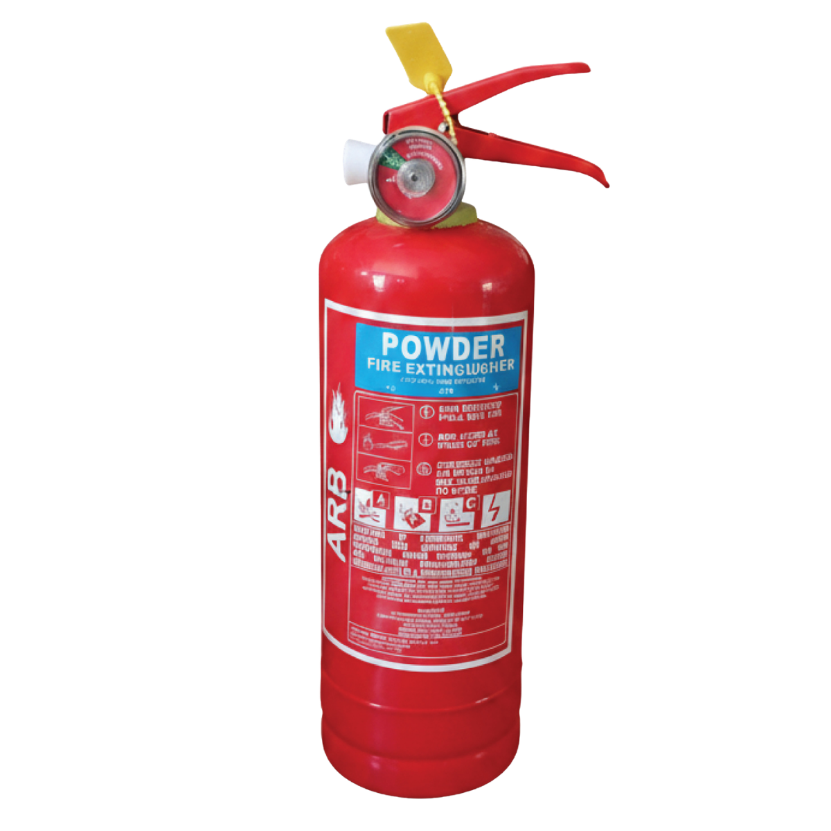 ABC Fire Extinguisher 1KG – Dry Chemical Powder Fire Safety Extinguisher