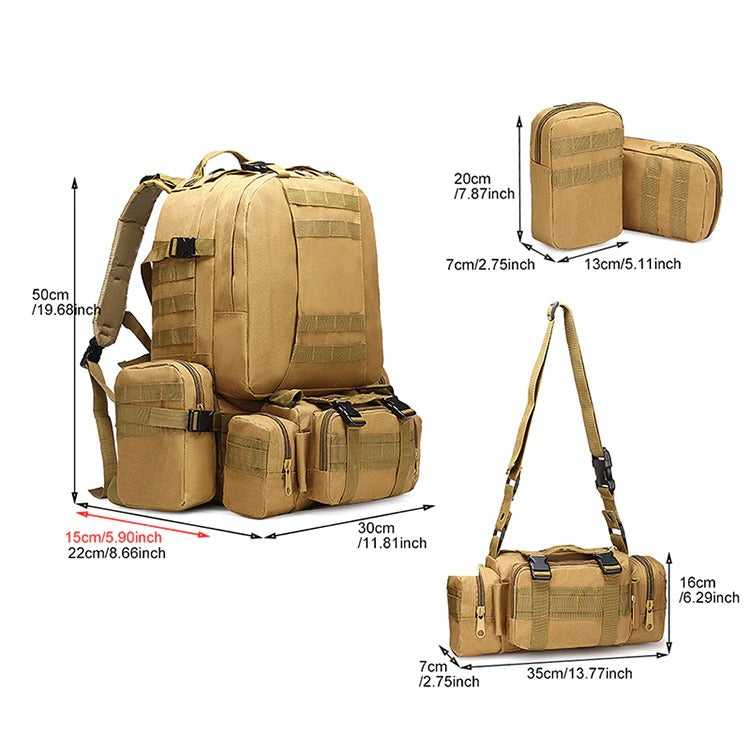 ReconX  – Survival Backpack System - 4-in-1 Outdoor Pack