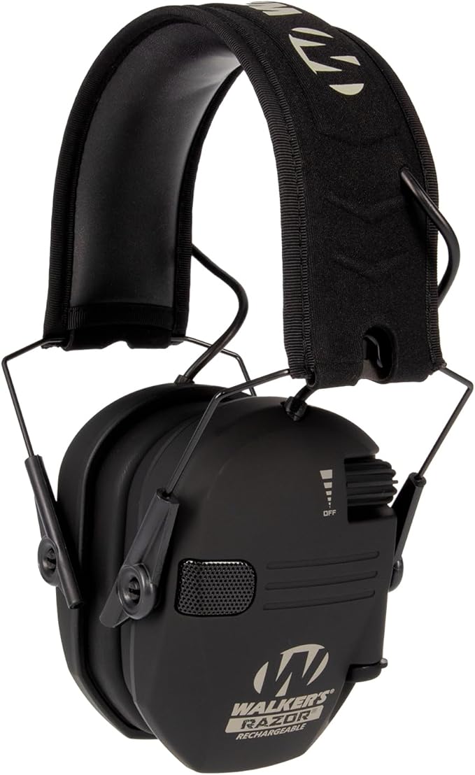 Walker Razor Electronic Earmuffs – NRR 22dB Hearing Protection