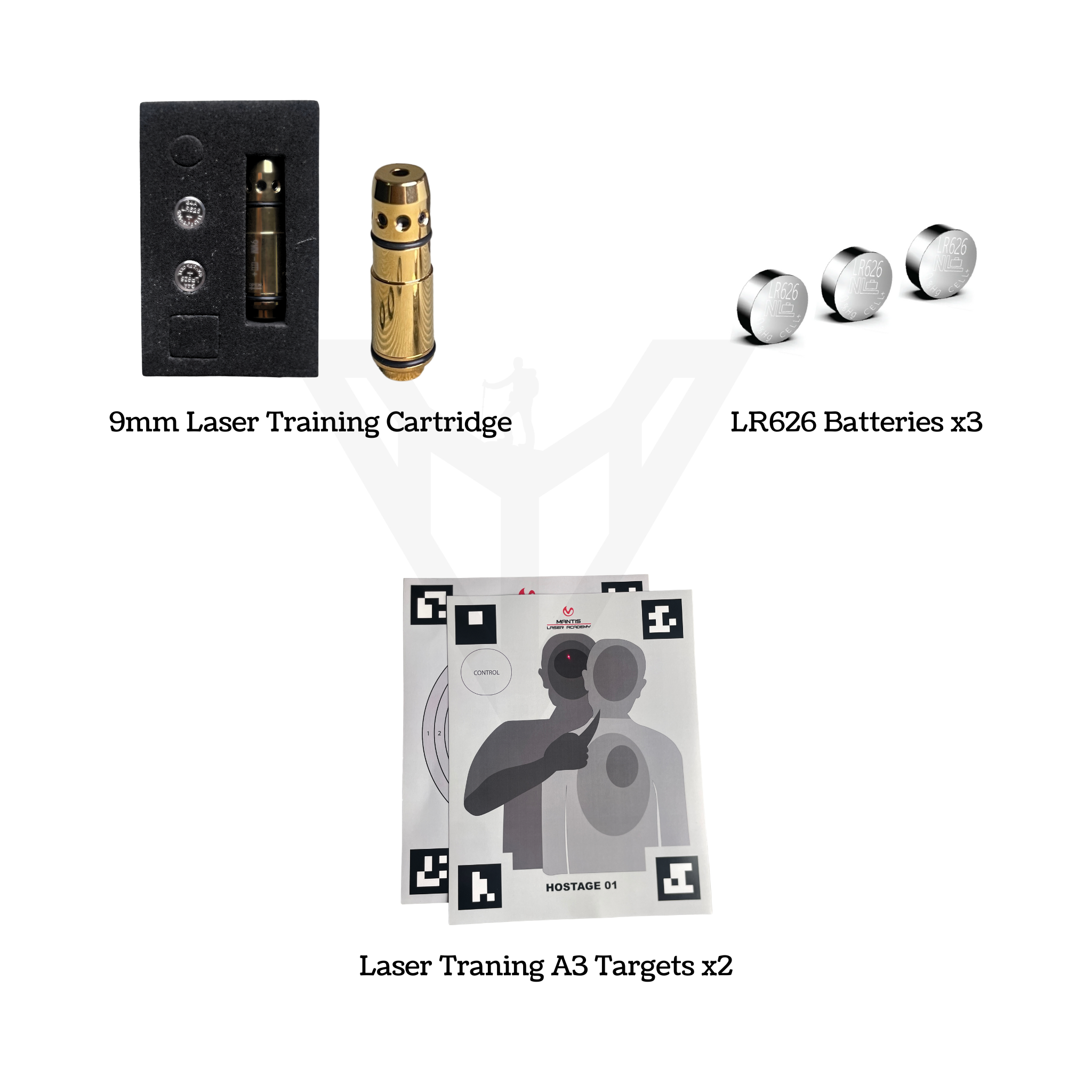 9mm Laser Cartridge — Safe Dry Fire Training Round