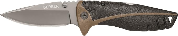Gerber Folding Knife – 3" Carbon Steel Hunting & EDC Pocket Knife