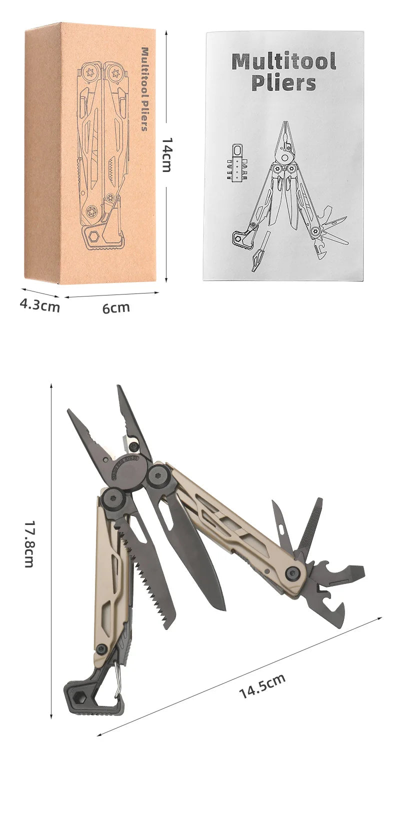 TrekTool 16-in-1 Survival Plier | Multi-Tool