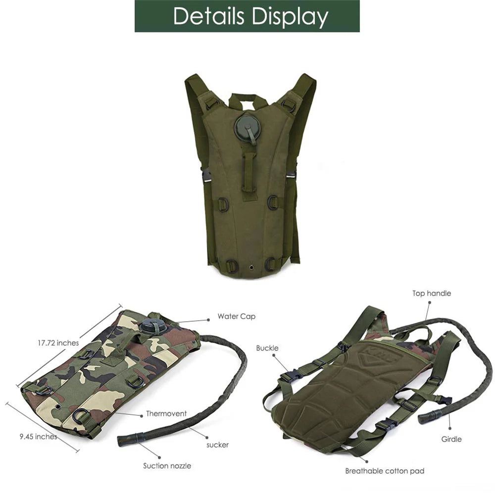 HydraPack 3L – Tactical Hydration Backpack