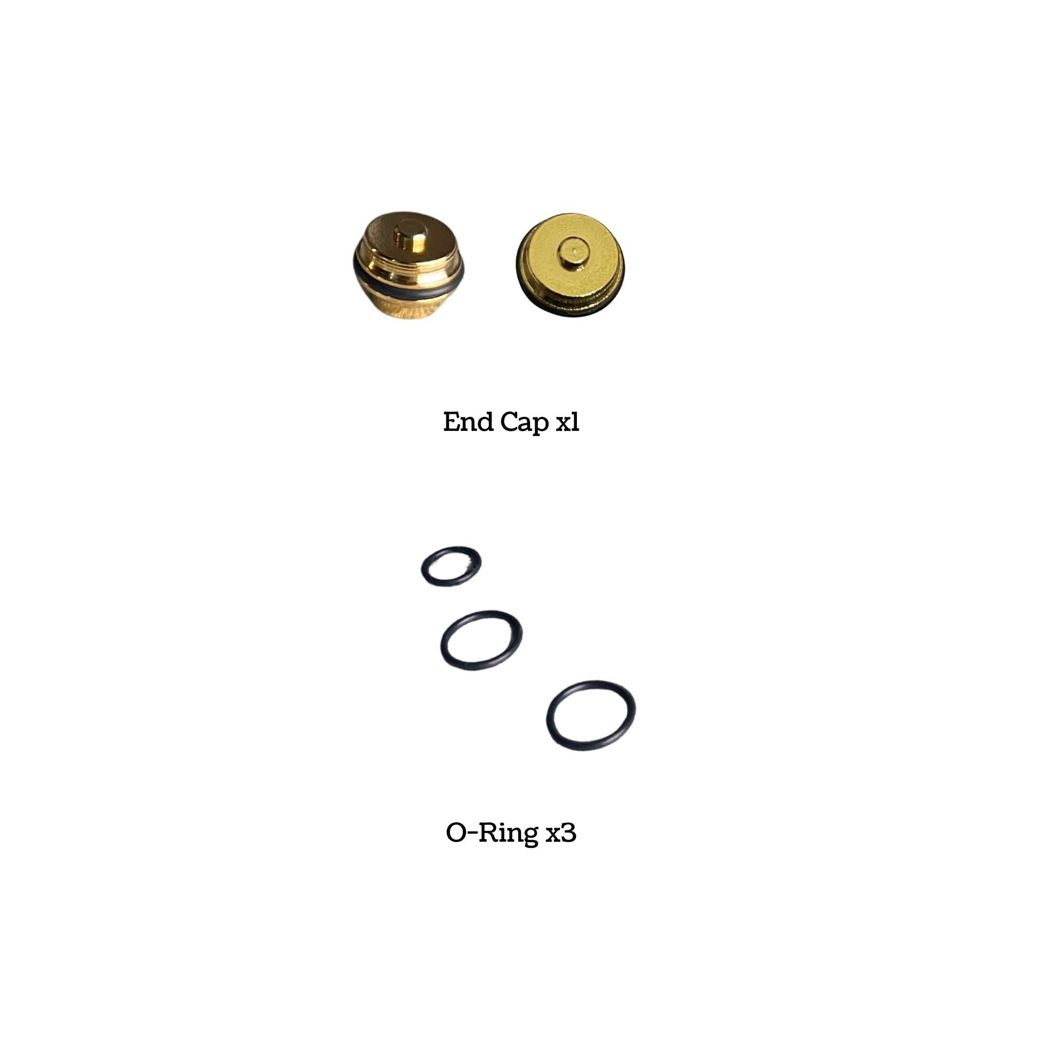 Laser Cartridge End Cap & O rings – 9mm Bore Sight Replacement Primer