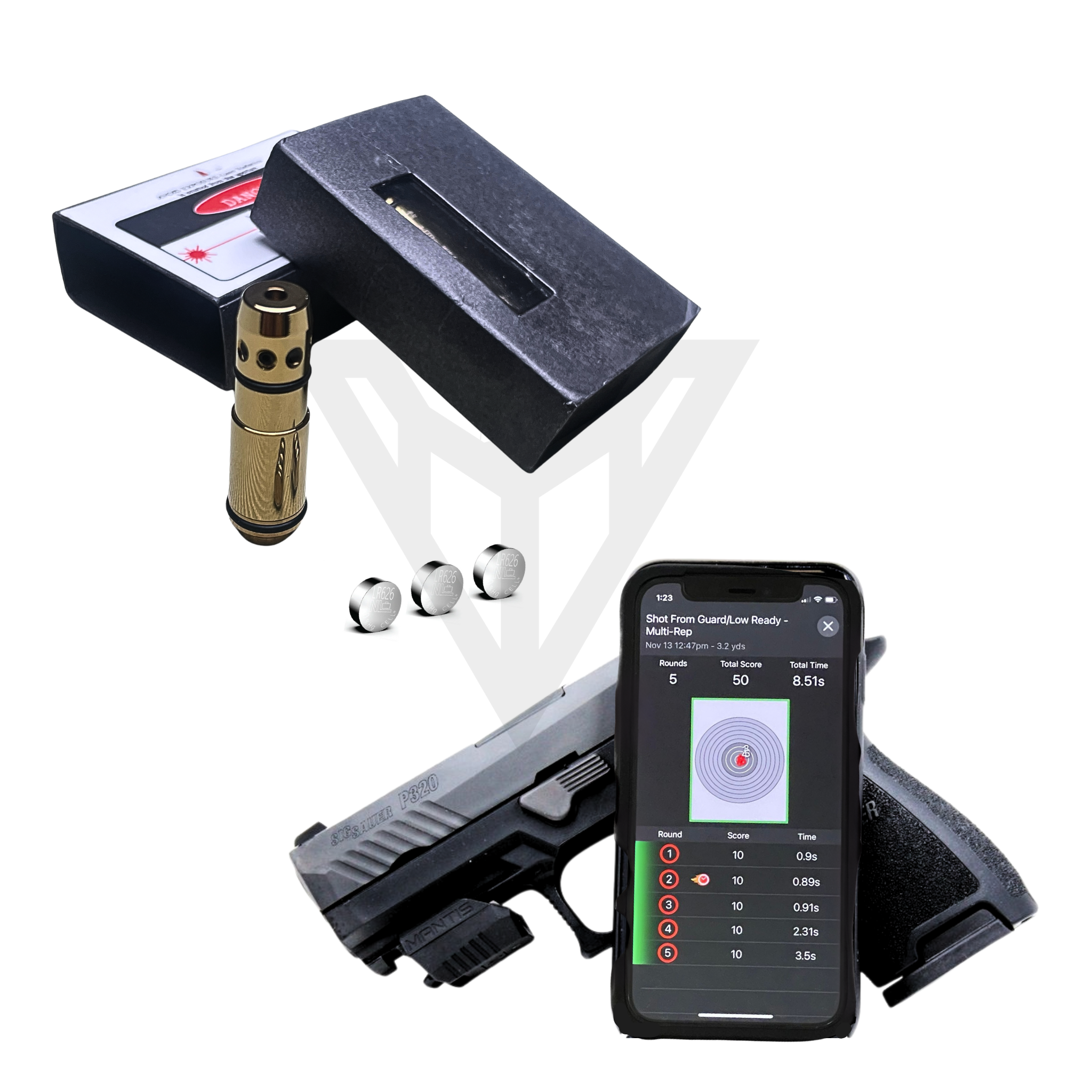 9mm Laser Cartridge — Safe Dry Fire Training Round