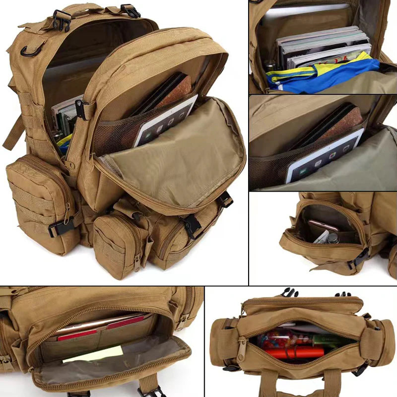 ReconX  – Survival Backpack System - 4-in-1 Outdoor Pack